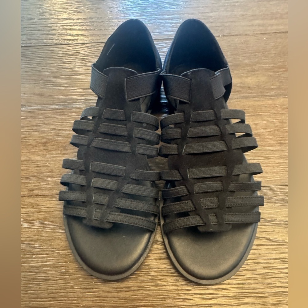 Eileen Fisher Summer Sandals black 6.5 NWOT